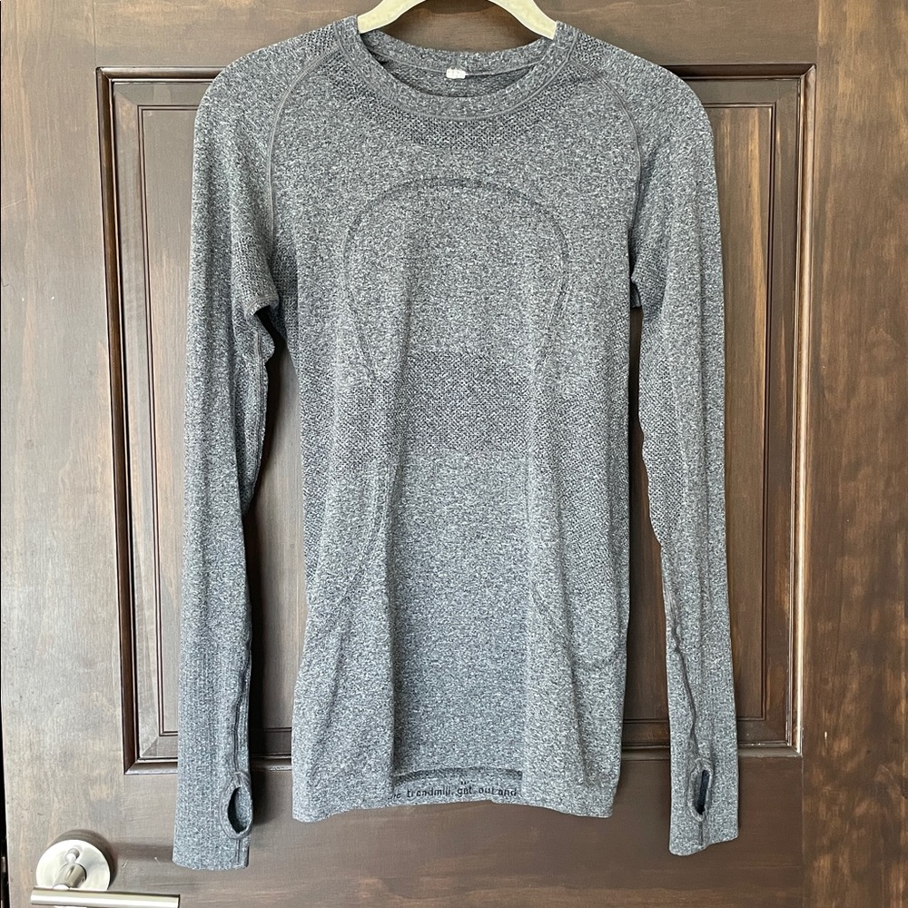 Lululemon Swiftly Tech Long Sleeve Shirt - Gray Size 6